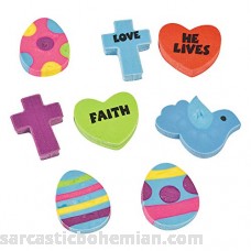 Fun Express He Lives Mini Eraser AST for Easter Stationery Pencil Accessories Erasers Easter 144 Pieces B00B1DUNZM
